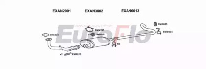 Система выпуска ОГ EuroFlo LVSHE25D 7015A